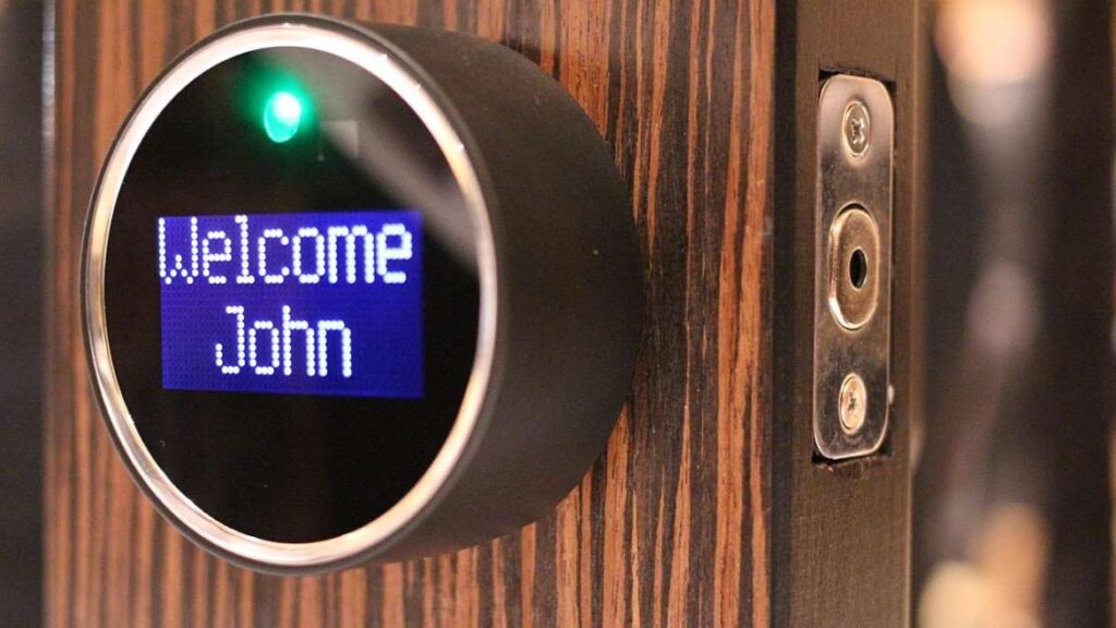 Keyless-Entry says Welcome John